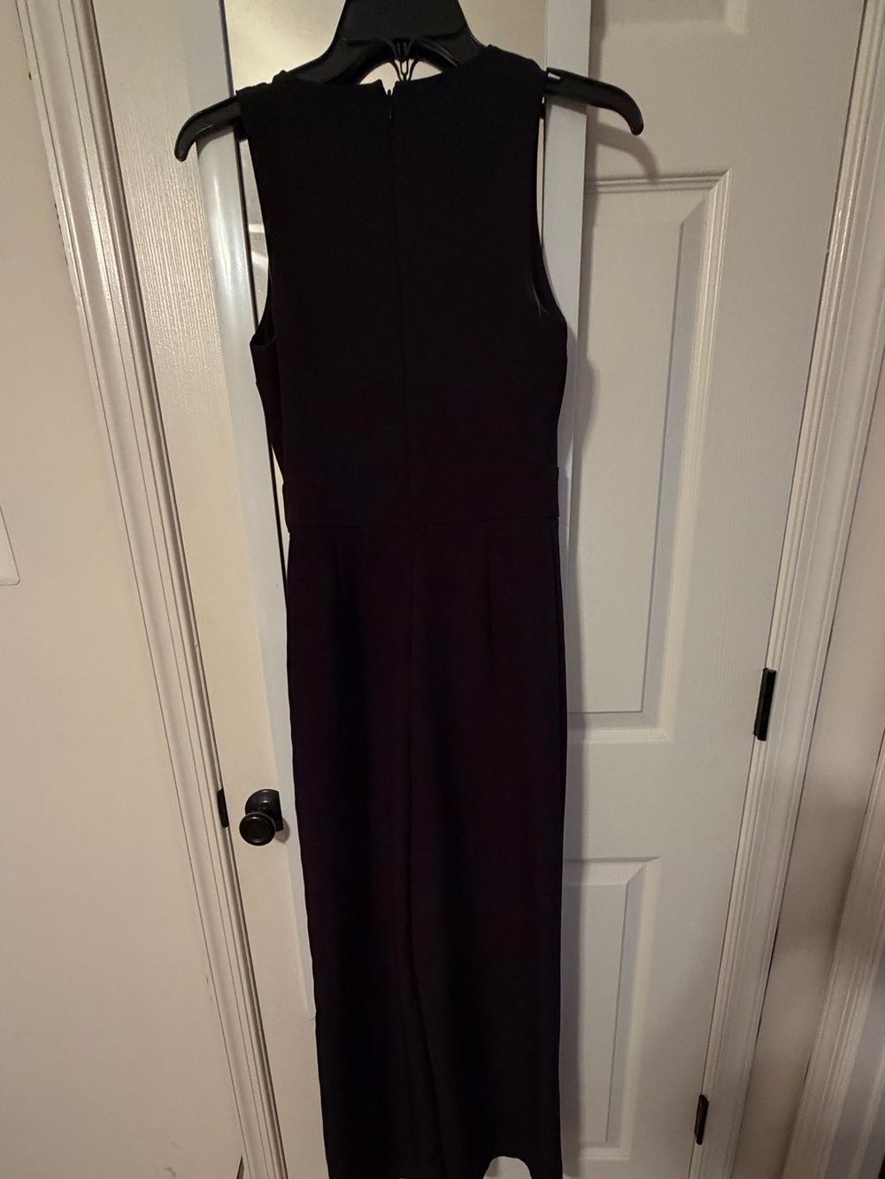 Express Sleeveless Black Wide-Leg Jumpsuit